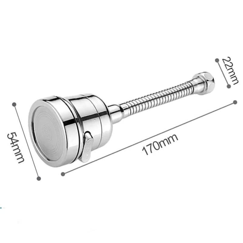 Nathgra 360 Degree Rotatable Water Faucet Bubbler Saving Tap Aerator Diffuser Faucet Filter Shower Head Nozzle Adapter 3 Mode - Image 2