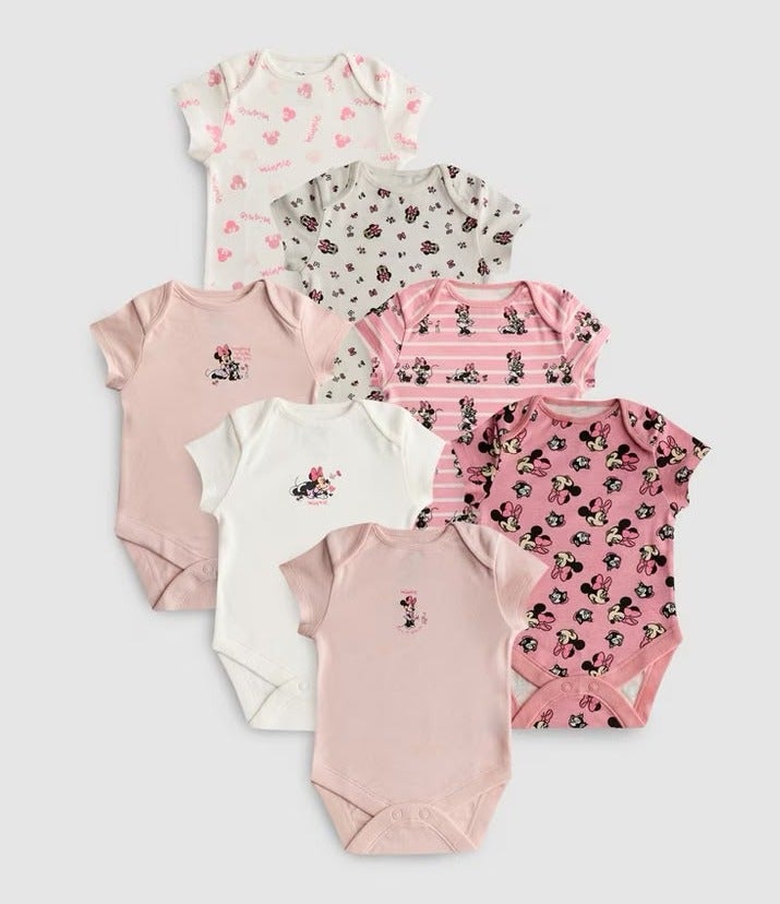 7pk Disney’s Minnie Mouse and Daisy Duck Bodysuits
