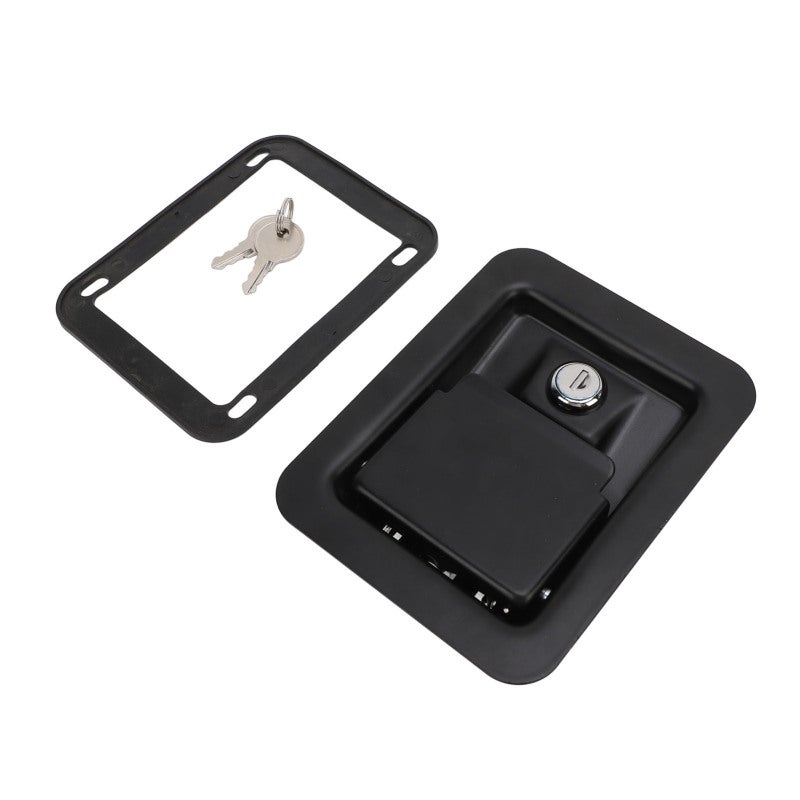Heavy Duty Toolbox Handle Latch 140x108mm Stainless Steel Bolt - Rust Resistant Truck Tool Box Lock with 2 Keys for Yachts Caravans RVs - Image 1