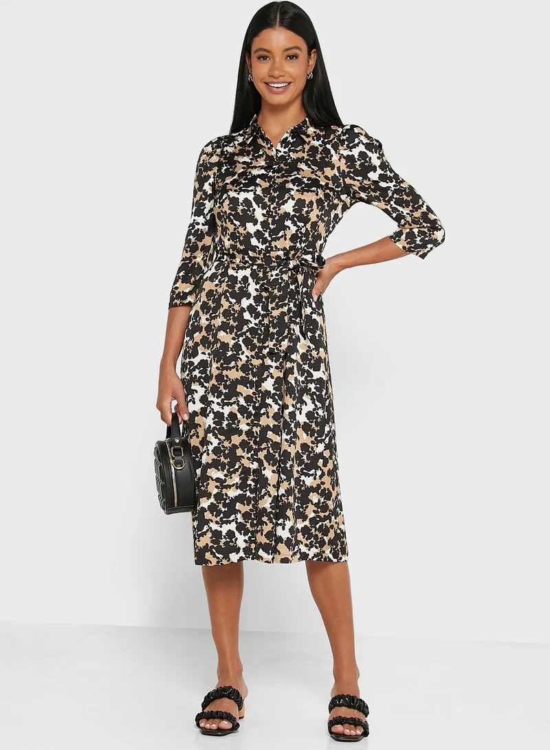 VERO MODA Floral Print Midi Dress