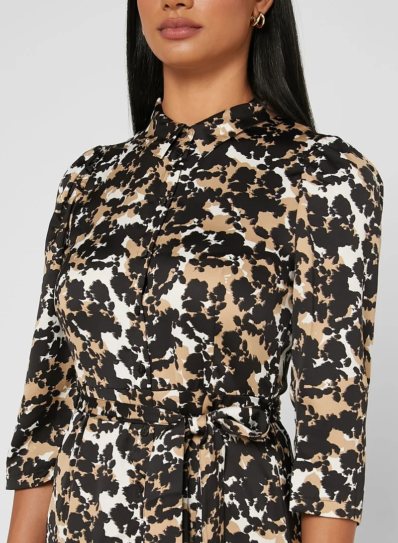 VERO MODA Floral Print Midi Dress