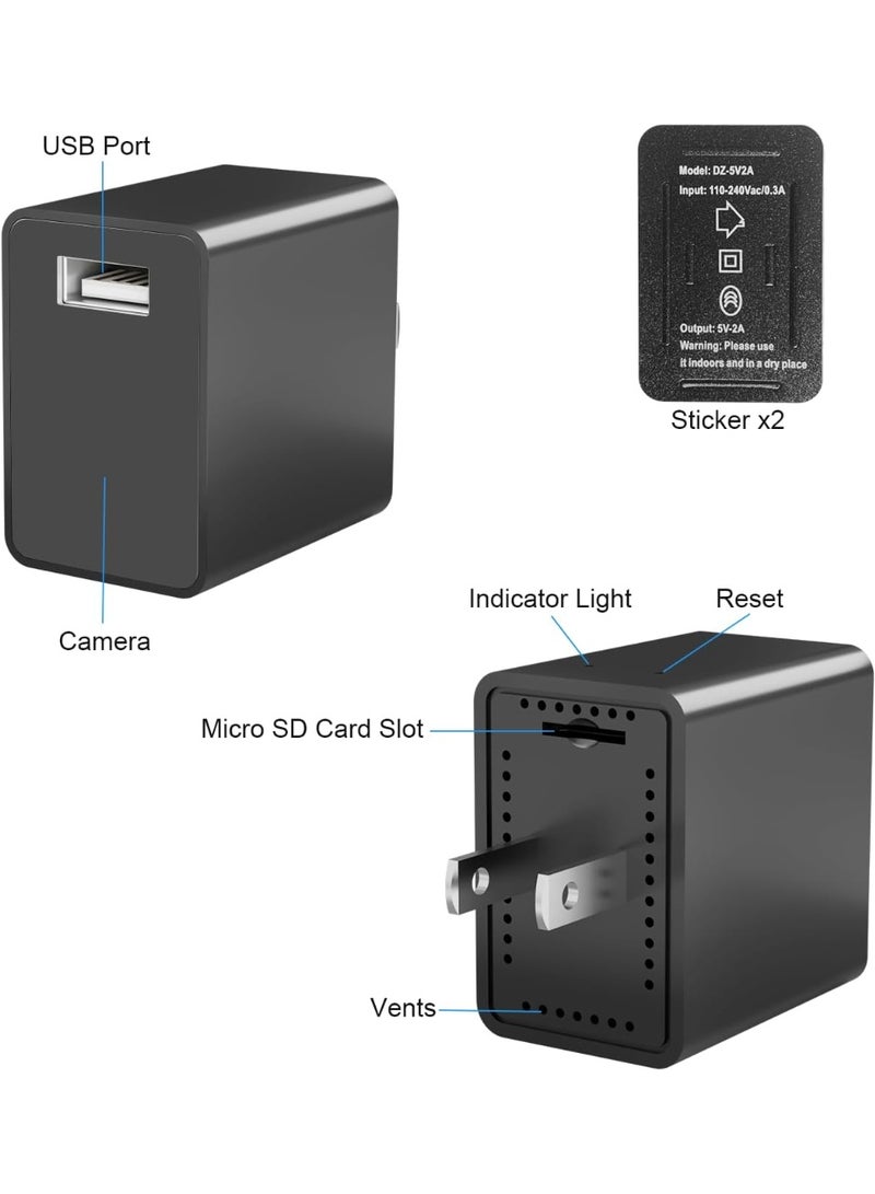 MUNTAQI HD 1080P Mini WiFi Security Camera – Wireless Small Nanny Cam with Night Vision, Motion Detection, Remote View, Loop Recording – Indoor Micro Hidden Camera for Home, Office, Baby, Pet Monitor - Image 4