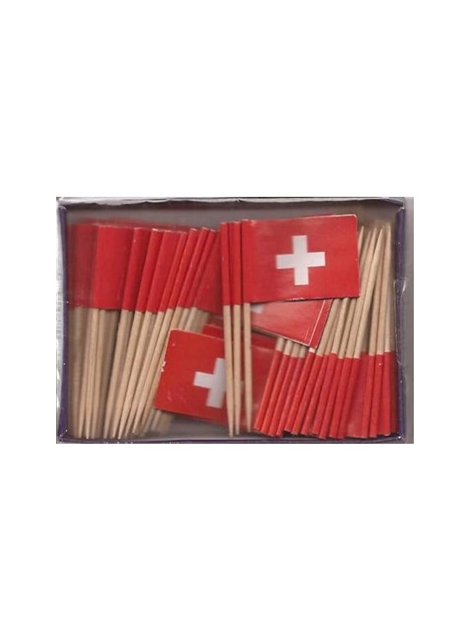 50 قطعة كأس العالم القابل للتصرف متعدد علم الدولة عصا كعكة توبر العلم عصا الفاكهة كوكتيل كعكة عصا مسواك الغذاء الديكور - Image 2