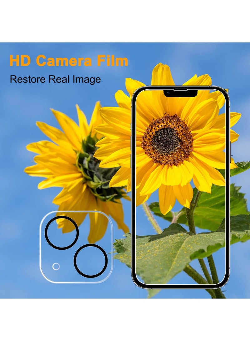 NAFO [2+2 Pack] iPhone 14 Plus Privacy Screen Protector with Camera Lens Protector Full Coverage Anti-Spy Tempered Glass Film 9H Hardness Upgrade Edge Protection Easy Installation Bubble Free Specially De - Image 4