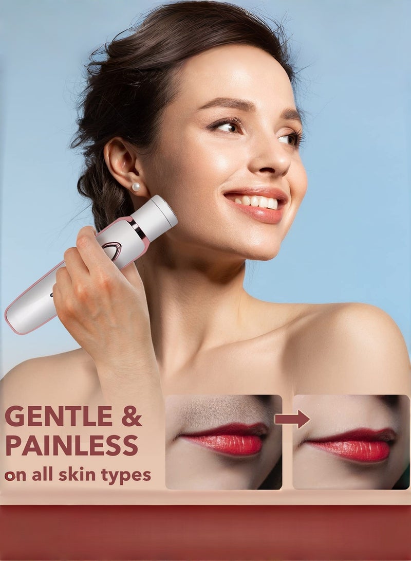 Bolivia's 4 in 1 Facial Hair Remover for Women - Painless Epilator & Shaver forLegs, Face, Arms & Bikini Line - Cordless, USB Rechargeable, IPX7 Waterproof - Image 3