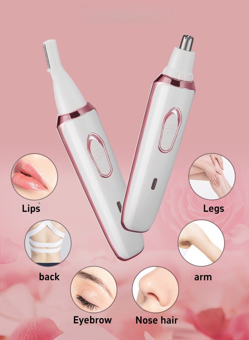 Bolivia's 4 in 1 Facial Hair Remover for Women - Painless Epilator & Shaver forLegs, Face, Arms & Bikini Line - Cordless, USB Rechargeable, IPX7 Waterproof - Image 4