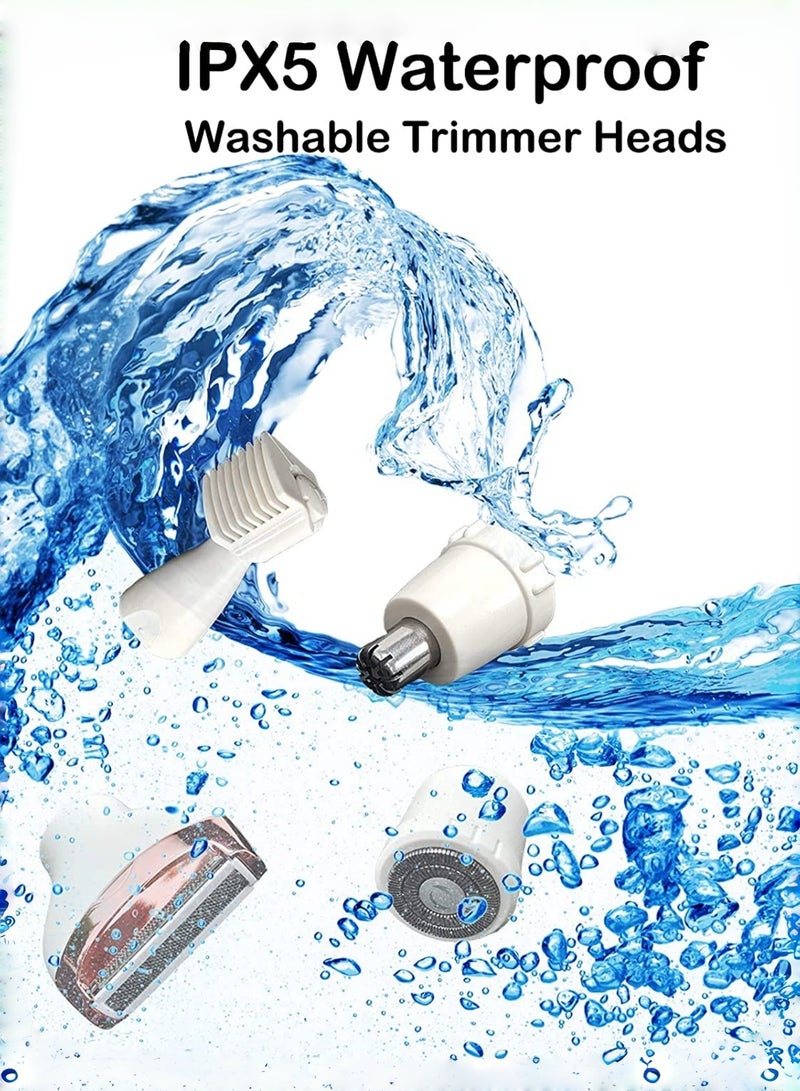 Bolivia's 4 in 1 Facial Hair Remover for Women - Painless Epilator & Shaver forLegs, Face, Arms & Bikini Line - Cordless, USB Rechargeable, IPX7 Waterproof - Image 5