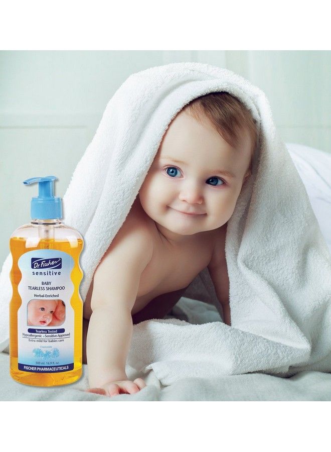 Dr. Fischer Newborn & Baby Essentials Shampoo. Tearfree Hypoallergenic Gentle Hair & Scalp Natural Chamomile And Vitamin B5.16.9Oz - Image 3