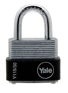 Yale Yale Y115/30/117/3 Laminated Steel Padlock – Reliable Security for Indoor & Outdoor Use  - Image 1