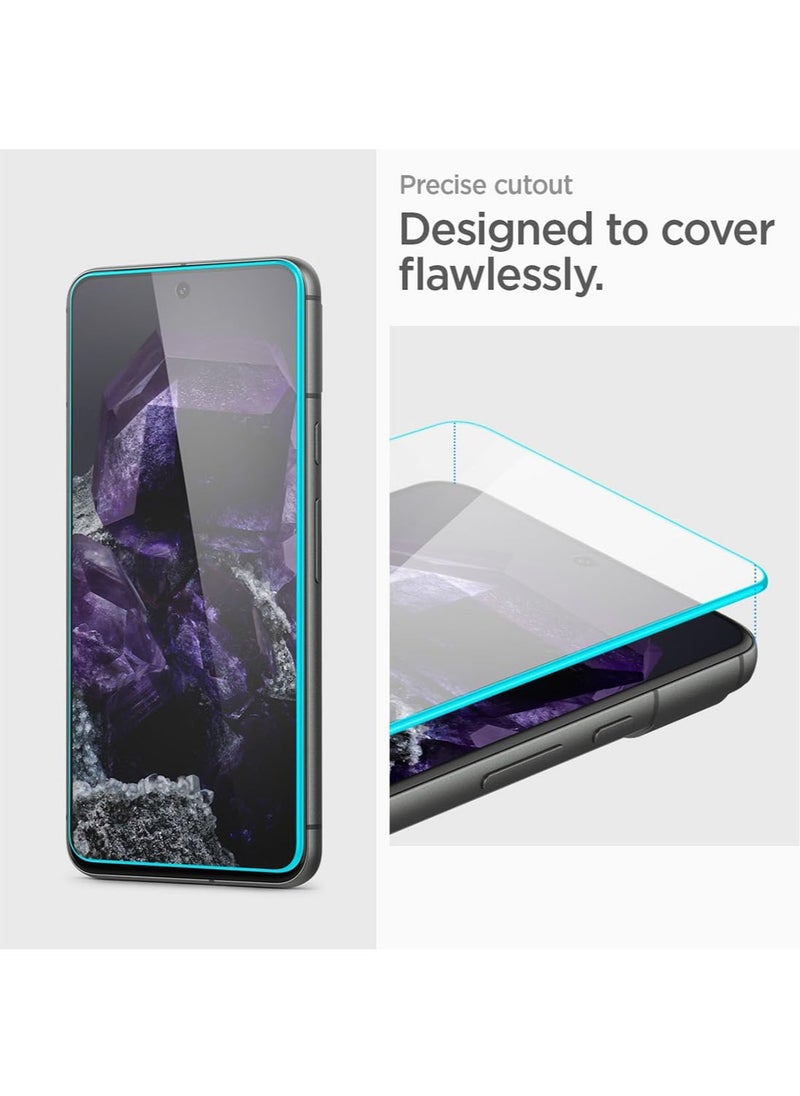 Spigen - Glastr Align Master for Google Pixel 8 Screen Protector Premium Tempered Glass [Case Friendly] - 2 Pack - Image 1