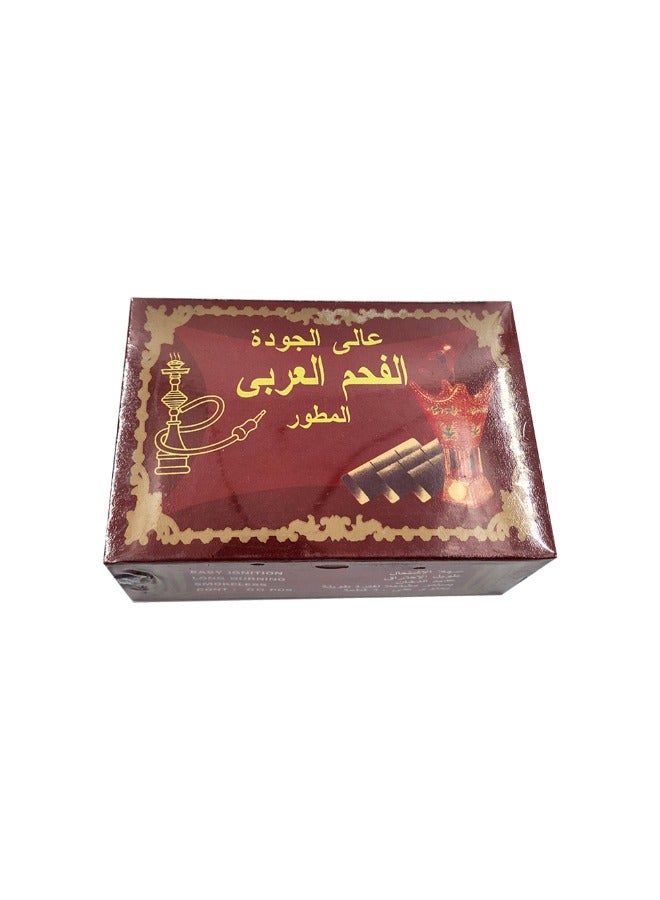 BYFT Premium Arab Coal- Silver Coated Briquette-60 pcs - Image 2
