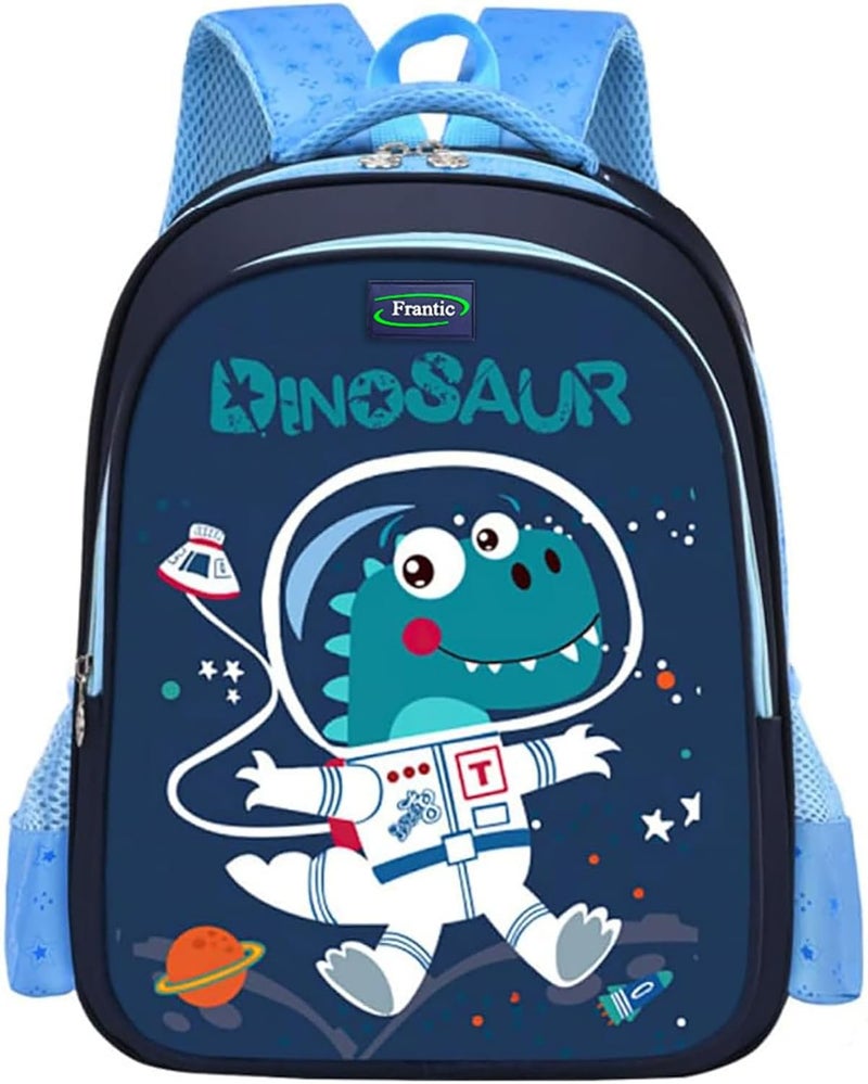 Frantic حقيبة ظهر مدرسية مطبوعة سعة 20 لتر / حقيبة مدرسية للأطفال من الصف 1 إلى 5 للأولاد والبنات الذين يذهبون إلى المدرسة - Image 1