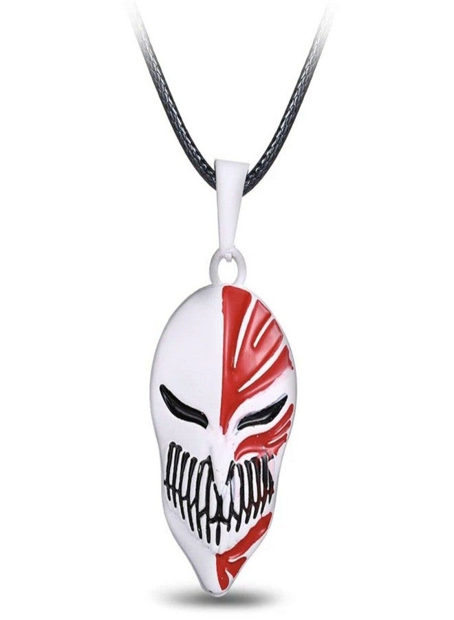 PINAKA Bleach Anime Kurosaki Ichigo Necklace Pendant 2 Cosplay White Collectible Merchandise - Image 1