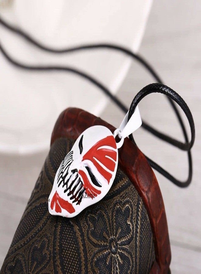 PINAKA Bleach Anime Kurosaki Ichigo Necklace Pendant 2 Cosplay White Collectible Merchandise - Image 3