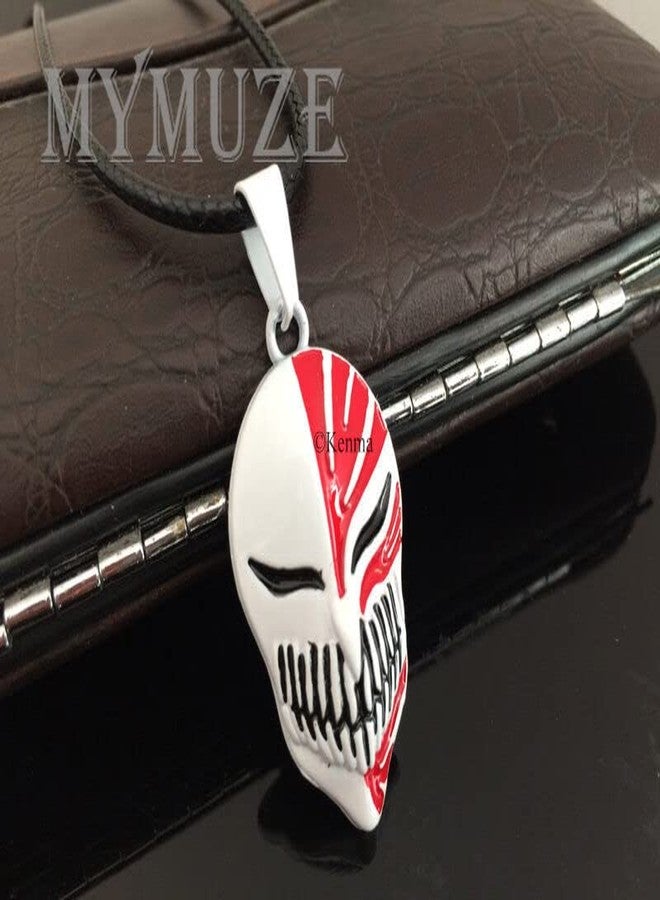 PINAKA Bleach Anime Kurosaki Ichigo Necklace Pendant 2 Cosplay White Collectible Merchandise - Image 5