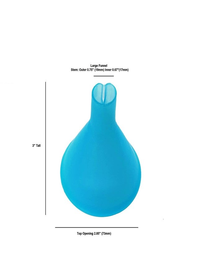 IQ Labs 2 Funnel (New Model) Great for Vitamin Energy Powders Wide Mouth Fits Most Plastic Bottles - Image 4