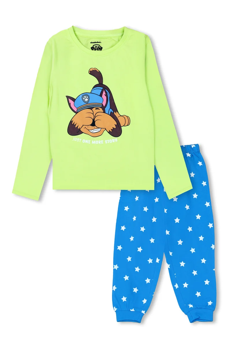 nickelodeon Nickelodean Just One More Story Kids's Full Sleeves Nightwear