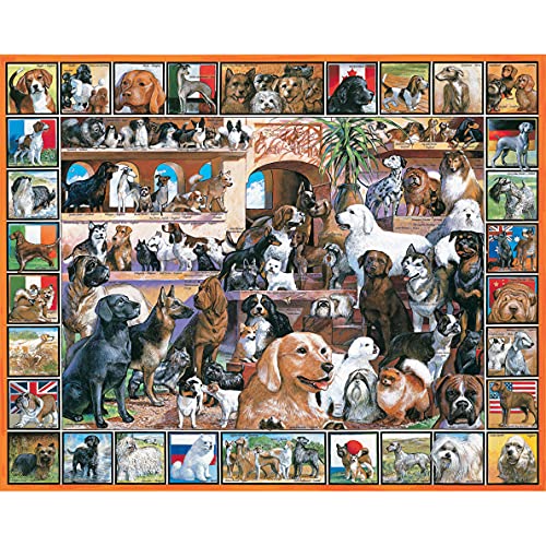 White Mountain Puzzles World of Dogs - 1000 Piece Jigsaw Puzzle - Image 2