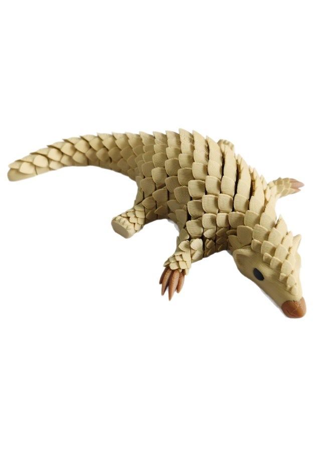 Goolsky Charming Pangolin Statue - 3D Printed Animal Figurine, Ideal for Home, Cafe, Office Desk Decor | Versatile Indoor/Outdoor Use | Perfect Gift for Parties, Animal Figurine, Fall Home Decor Collectible Figurines - Image 4