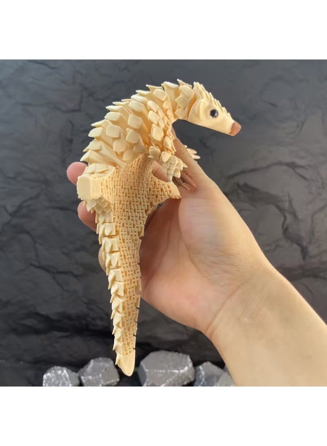 Goolsky Charming Pangolin Statue - 3D Printed Animal Figurine, Ideal for Home, Cafe, Office Desk Decor | Versatile Indoor/Outdoor Use | Perfect Gift for Parties, Animal Figurine, Fall Home Decor Collectible Figurines - Image 2