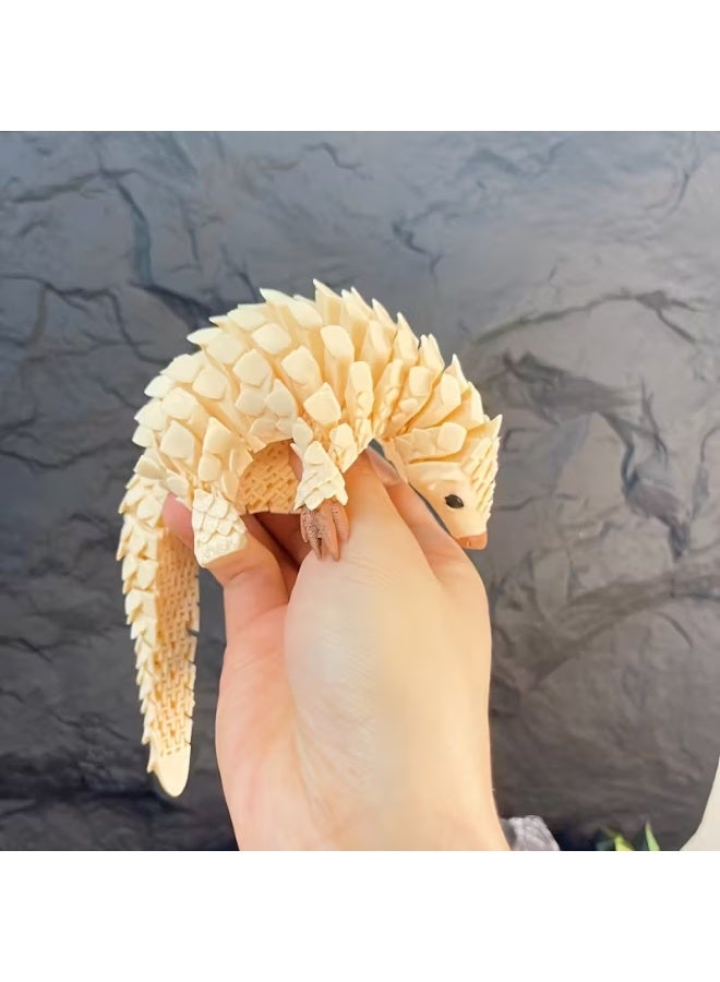 Goolsky Charming Pangolin Statue - 3D Printed Animal Figurine, Ideal for Home, Cafe, Office Desk Decor | Versatile Indoor/Outdoor Use | Perfect Gift for Parties, Animal Figurine, Fall Home Decor Collectible Figurines - Image 1