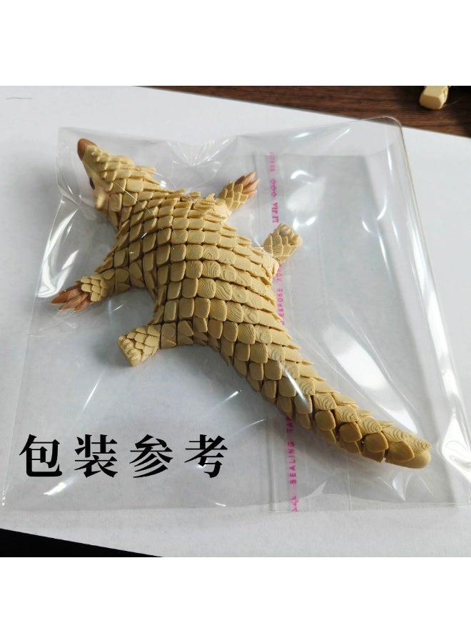 Goolsky Charming Pangolin Statue - 3D Printed Animal Figurine, Ideal for Home, Cafe, Office Desk Decor | Versatile Indoor/Outdoor Use | Perfect Gift for Parties, Animal Figurine, Fall Home Decor Collectible Figurines - Image 5