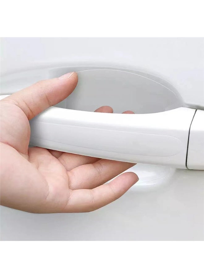 Stars Market 8Pcs Car Door Cup Protector, Car Door Handle Bowl Sticker for Non-Marking Auto Door Handle Protective Film, Clear Paint Protection Film - Image 4