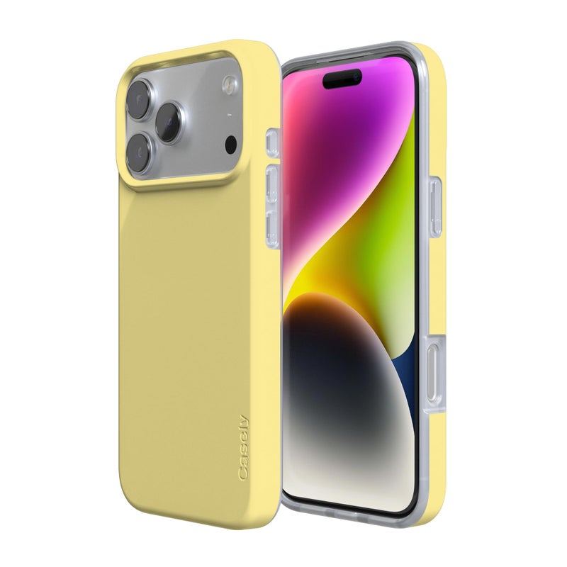 Casely iPhone 17 Pro Case | Butter Me Up | Butter Yellow | Compatible with MagSafe | Classic Ultra Slim Design - Image 2