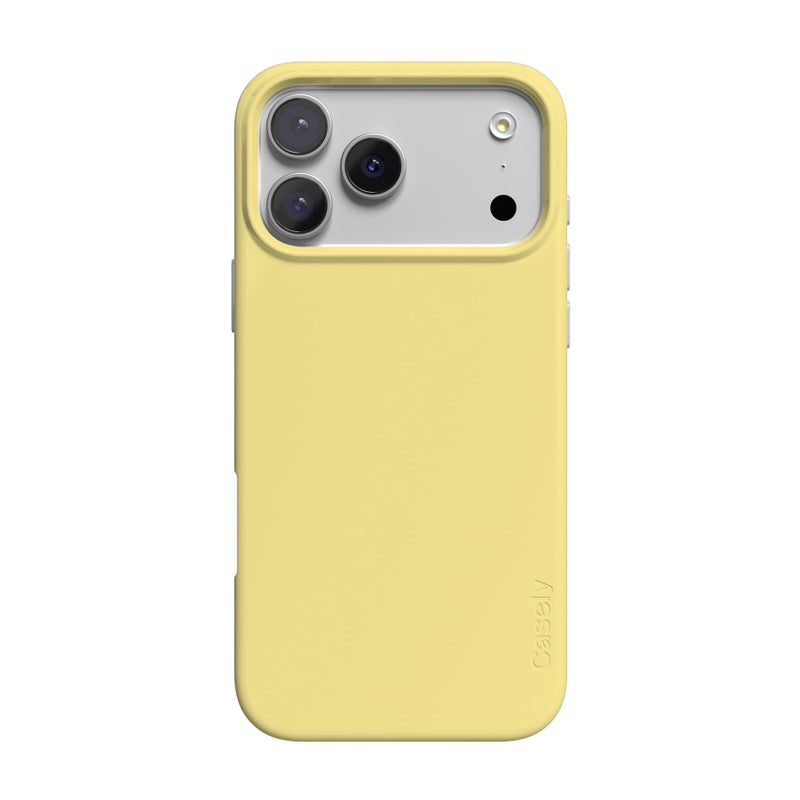 Casely iPhone 17 Pro Case | Butter Me Up | Butter Yellow | Compatible with MagSafe | Classic Ultra Slim Design - Image 1