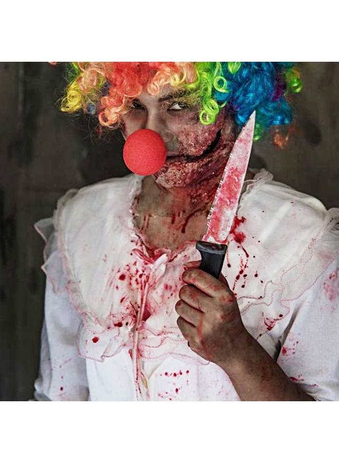 MEICOLY طقم مكياج SFX شمع الندوب، رذاذ دم مزيف (2.1 أونصة) تأثيرات خاصة للهالوين لنمذجة الجروح شمع الجلد (1.67 أونصة) مع ملعقة، إسفنجة سوداء، جل دم متجمد (1.06 أونصة)، 5 مل زيت خروع - Image 5