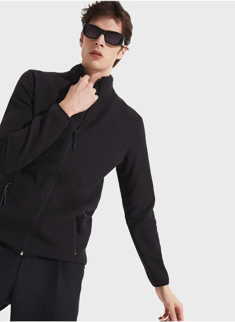 JUNE Essentail Full Zipper Sweatshirt