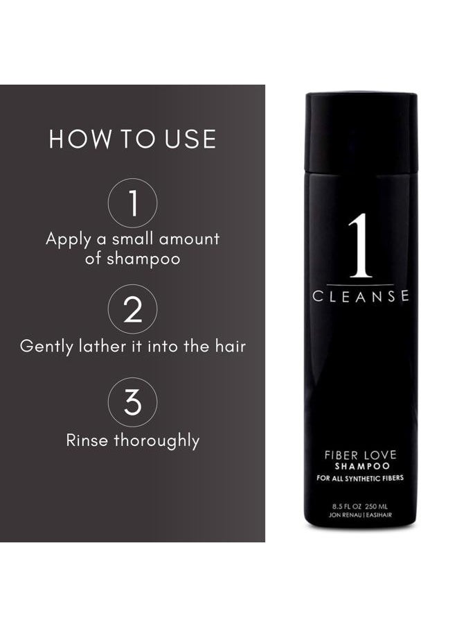 Jon Renau | Easihair - Shampoo for Synthetic Fiber Wigs, Toupes, 8.5 fl oz - Image 1