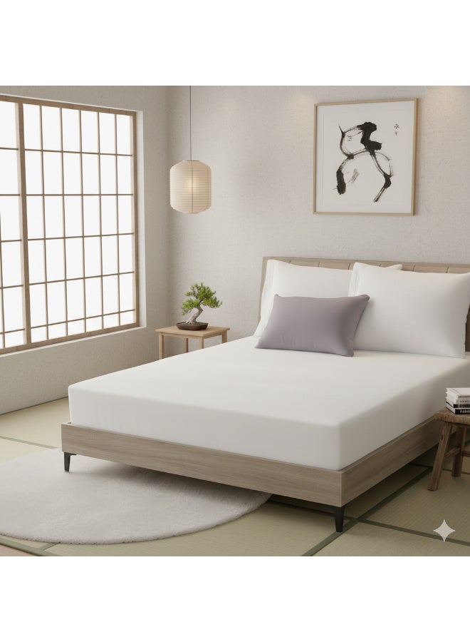 Harmony Home Waterproof Mattress Protector – King 180×200 cm | Spill & Dust Resistant | Pack of 1 - Image 1