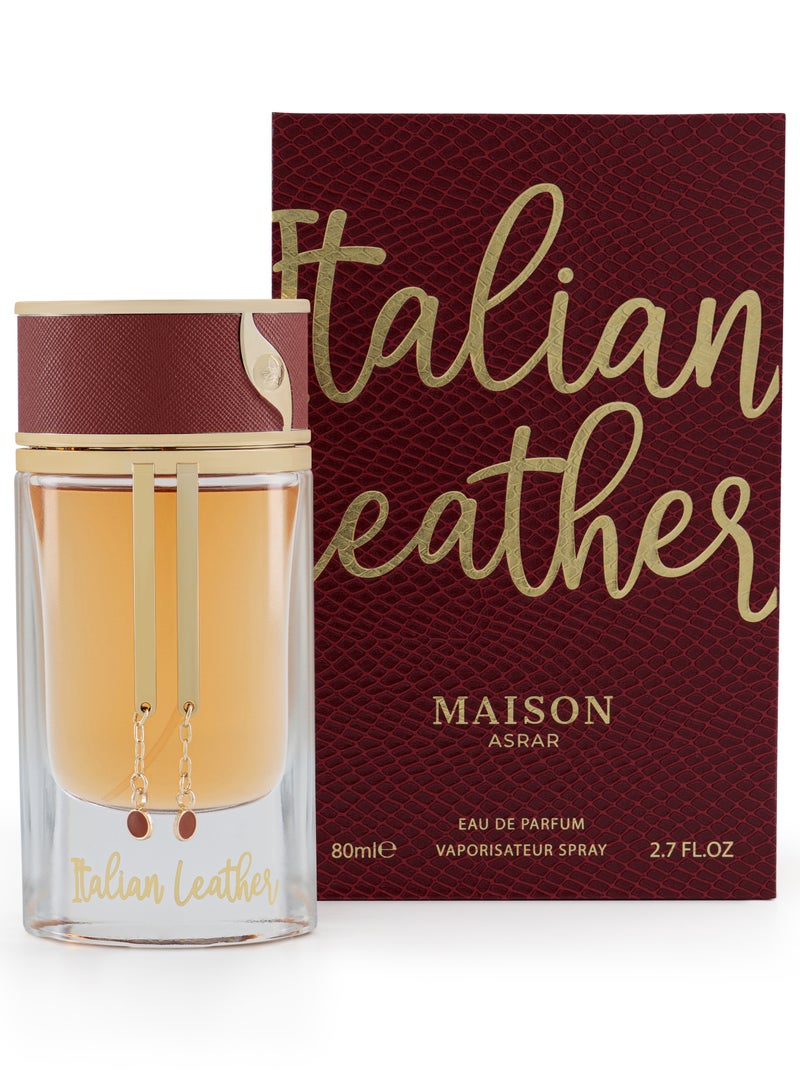 MAISON ASRAR Italian Leather Eau De Parfum 80ml - Image 2