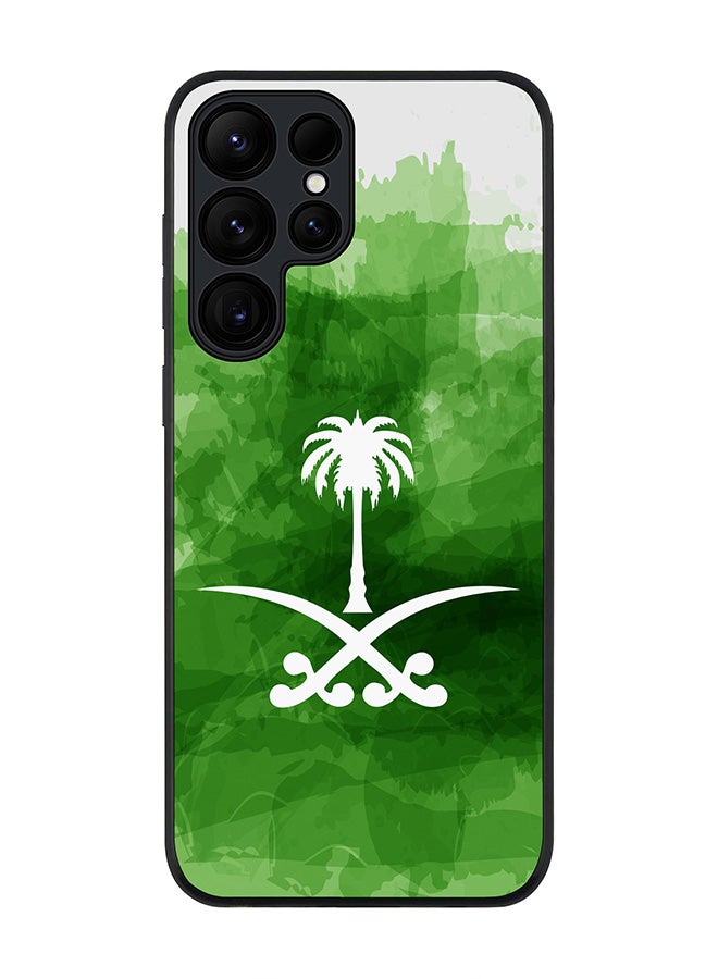 For Samsung Galaxy S25 Ultra 5G Case,Slim fit Camera Protection, Shockproof Thin Phone cover  - Saudi Emblem
