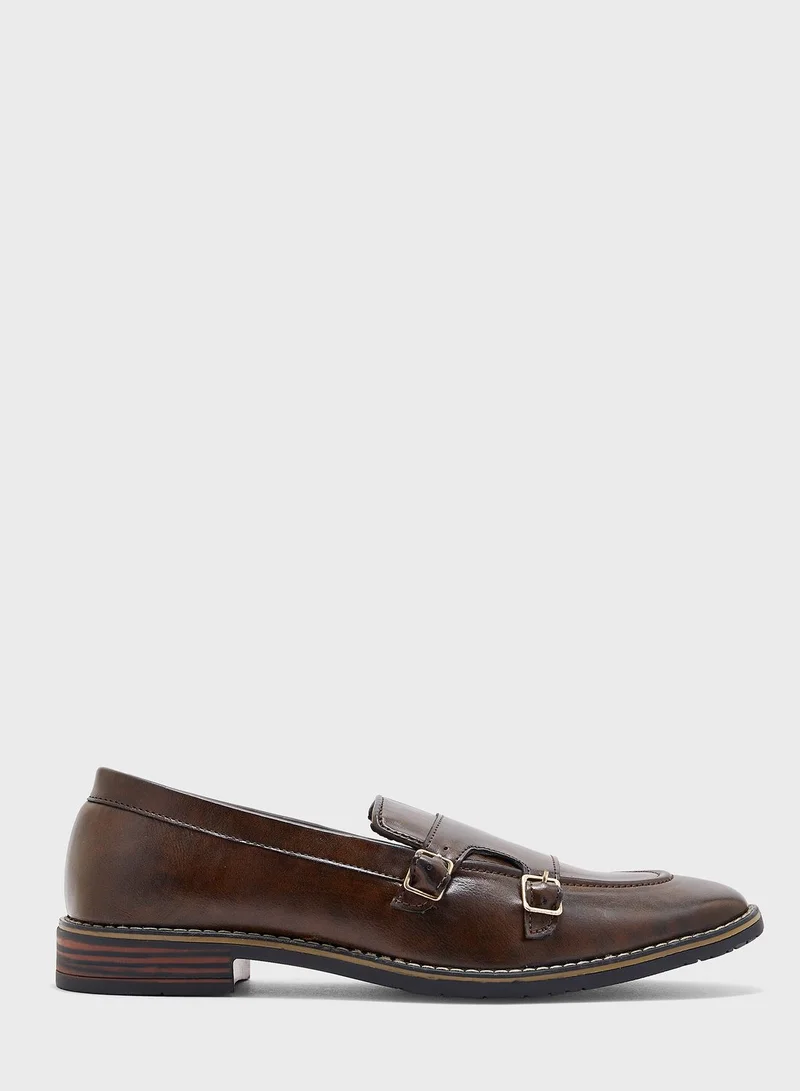 Robert Wood Monk Strap Details Formal Slip Ons