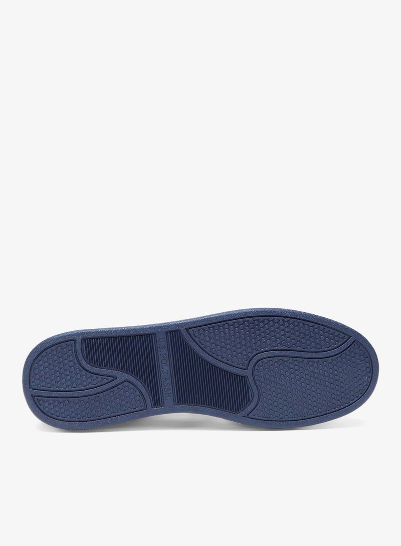 U.S. Polo Assn. Men's White Low-Top Sneakers,Lightweight Shoes Casual for Classic Look - Image 4