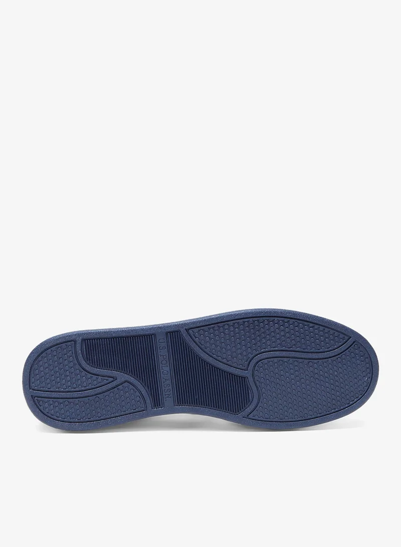 U.S. Polo Assn. White Men's White Low-Top Sneakers,Lightweight Shoes Casual for Classic Look for Men | Best Price UAE