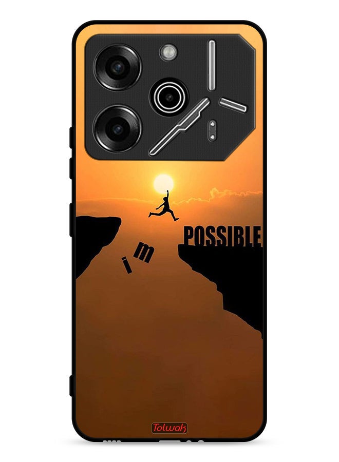Tolwak Tecno Pova 6 Pro 5G Protective Case Cover I Am Possible - Image 1