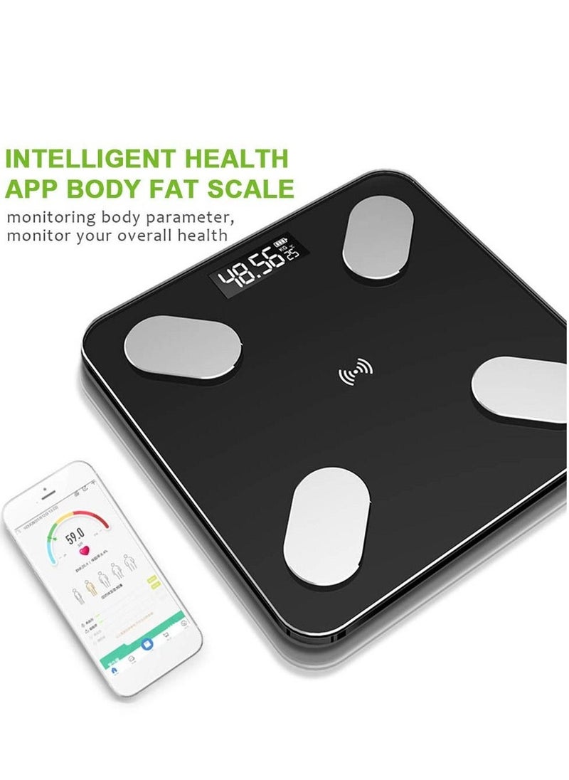 Generic - Bluetooth Body Fat Scale Smart Bathroom Digital Scale High Precision Weight Scale - Image 1