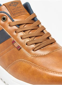 Lee Cooper حذاء رياضي رجالي برباط للكاحل منخفض مع تفاصيل لوحة مطبوعة بالشعار  - Image 5