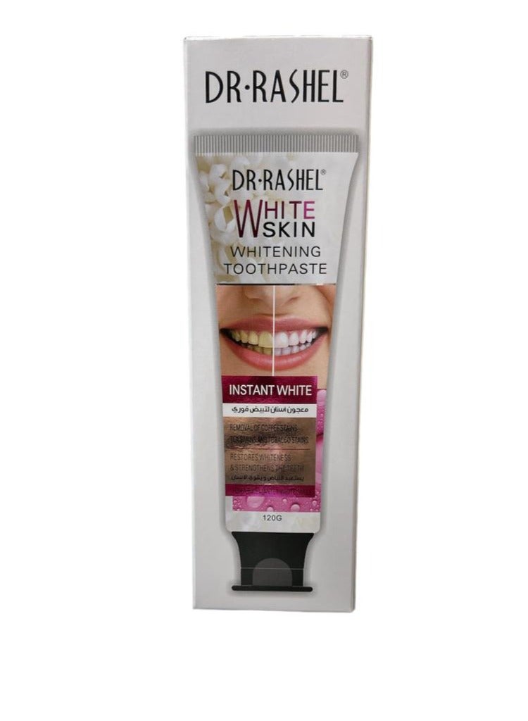 Instant whitening toothpaste 120g