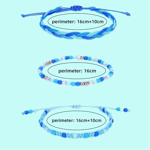 YANMIN 15pcs Braided Beaded Friendship Bracelets for Teens Girls Handmade Stackable Woven Cute Girls Bracelets Teenager Pinata Goody Bag Stocking Stuffers Tween Birthday Christmas Party Favors - Image 3