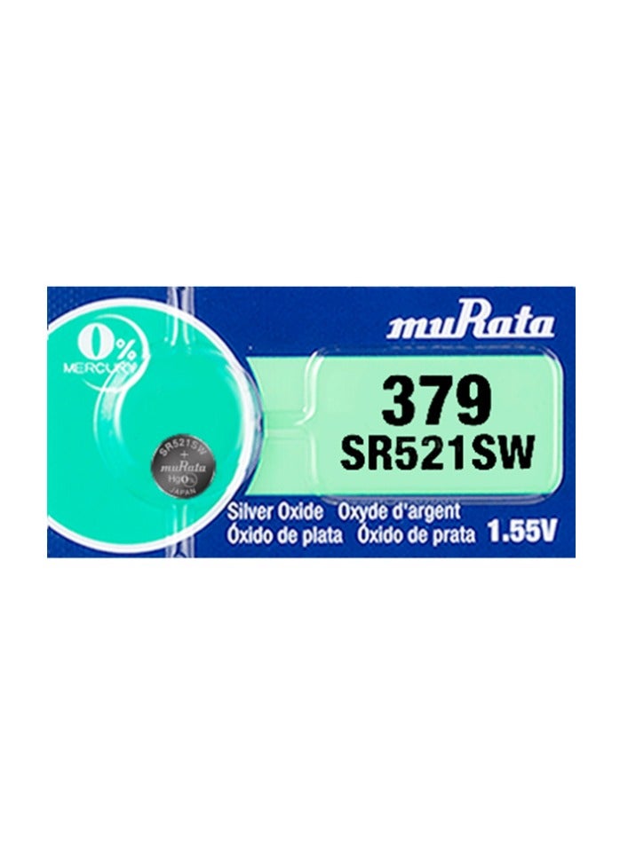 1 Piece 379 Battery SR521SW 1.55V Silver Oxide