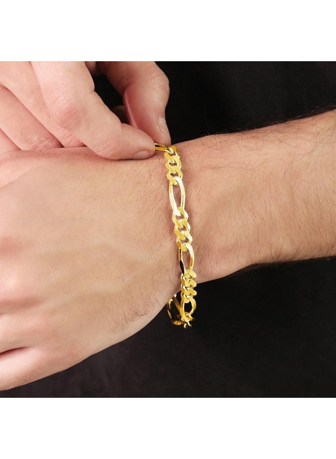 ZAVYA 925 Sterling Silver Minimal Modest Gold Plating Chain Bracelet | | Gift for Men and Boys | With Certificate of Authenticity and 925 Hallmark - Image 3