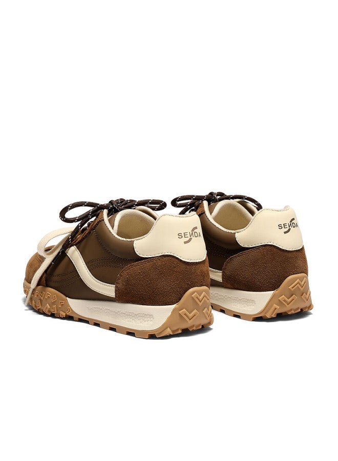 Senda a Women's Agan Shoes Spring New Outdoor Training Sports Thick-soled Casual Shoes Ztk04am6 Dark Brown Size 35 - Image 2