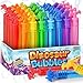 Uzoxlsn 32 Piece Mini Dinosaur Bubble Wand 8 Style Dino Theme Party Favors Neon Toy for Kids Child Pinata Suffer Goodie Bags Filler School Classroom Prizes Summer Outdoor Gifts for Girl Boy - Image 4