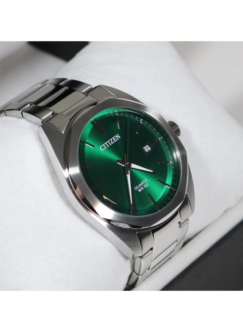 Citizen Analog Green Dial Men's Watch-BI5110-54X, Green - Image 4