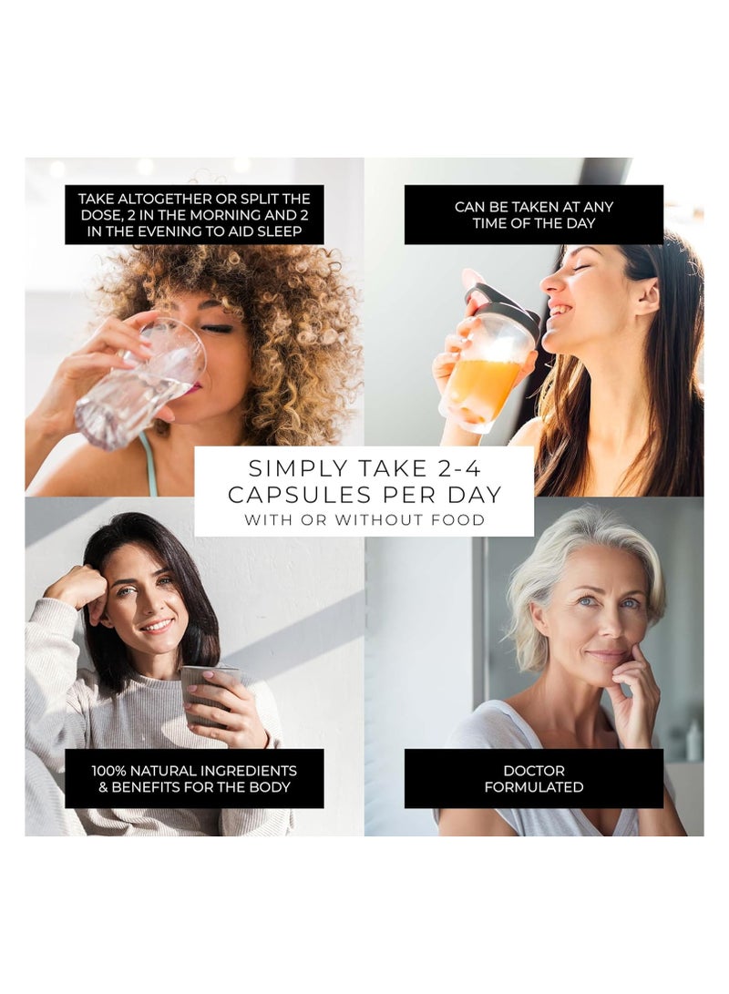 CORREXIKO Marine Collagen Supplement Pills - Hair, Skin & Nails - 1800mg Hydrolyzed Peptides per Serving - Added Hyaluronic Acid, Vitamin C & Minerals - For Men & Women - 120 Capsules 30 Day Supply - Image 4