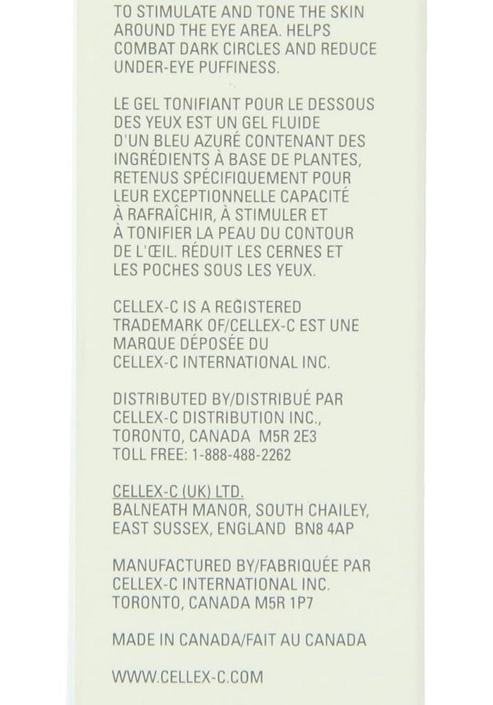 Cellex-C Under Eye Toning Gel - Reduces Dark Circles & Puffiness, 10 ml - Image 5